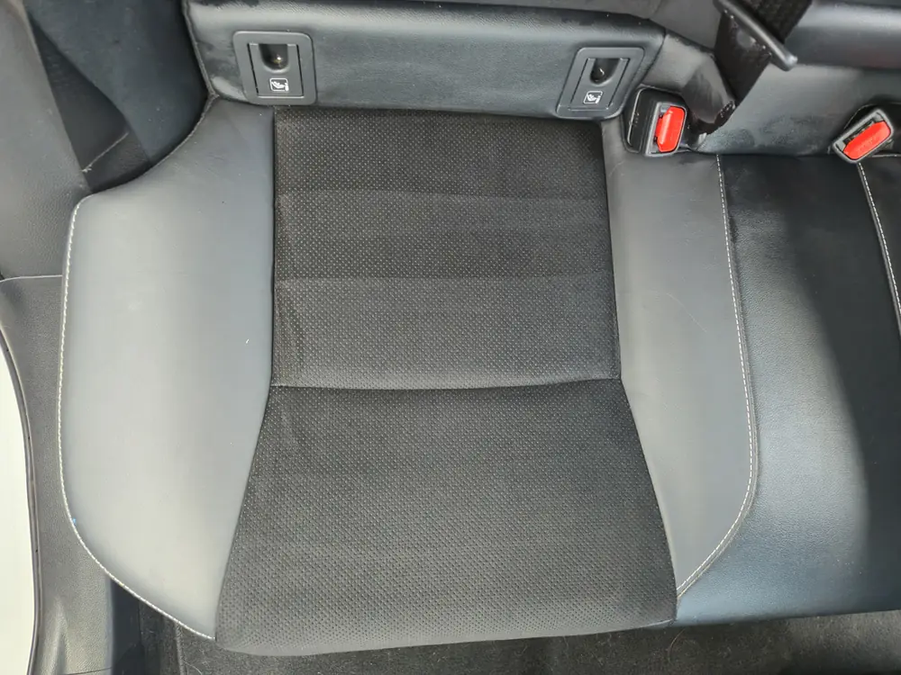 After: seat shampoo & extraction
