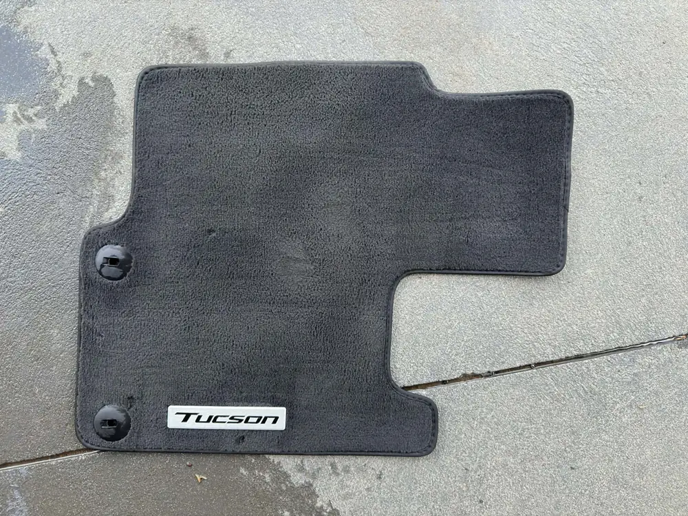 After: floor mats