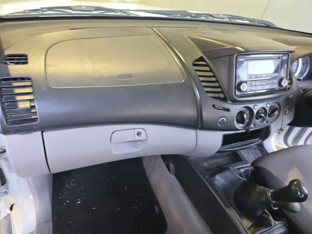Ute dashboard after an interior detail